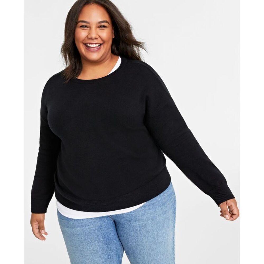 Plus Size Crewneck Sweater